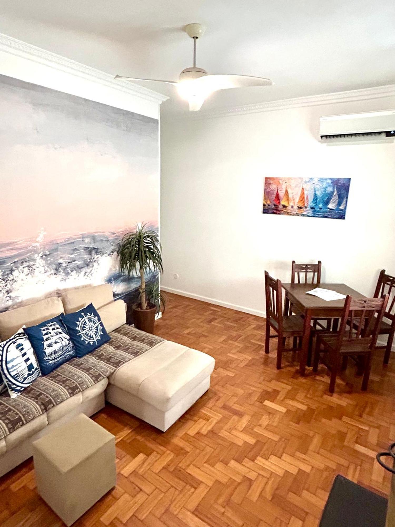 Apartamento Riosouth Quase Pe Na Areia 50m Localizacao Copacabana Espacoso