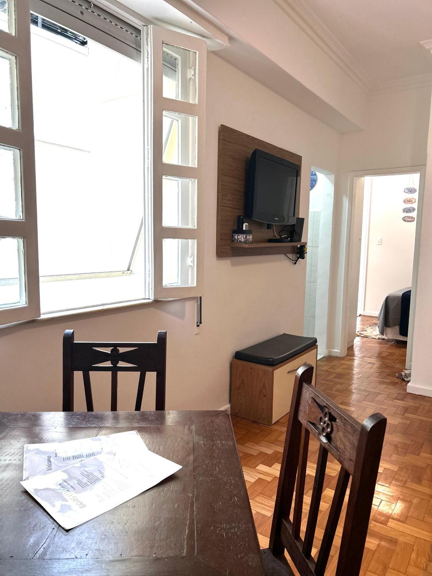 Apartamento Riosouth Quase Pe Na Areia 50m Localizacao Copacabana Espacoso *